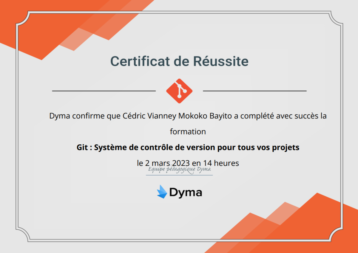 foto attestato Github